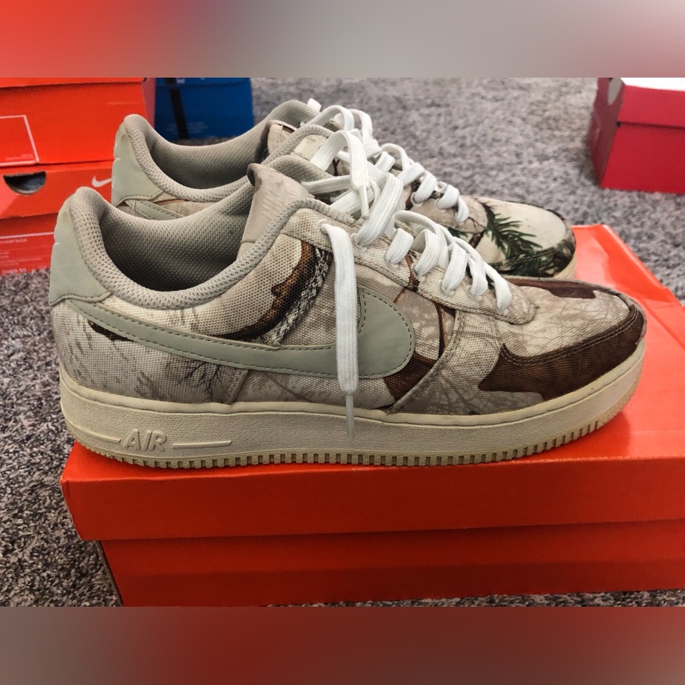 Nike Air Force 1 af1 sz 8 real tree rare used